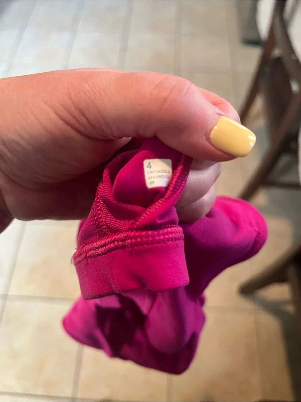 lululemon athletica Magenta V-Neck Tank Top
